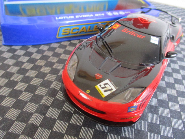 ■【美品】Scalextric スケーレックス 1/32 スロットカー LOTUS EVORA GT4　_画像4