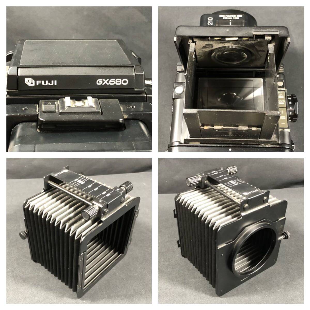 5/17a10 カメラ 現状品 FUJI GX680 Professional 6×8 210mm 1:5.6 フジ 大判カメラ 本体 レンズ 蛇腹カメラ カメラ機器 アクセサリー _画像5