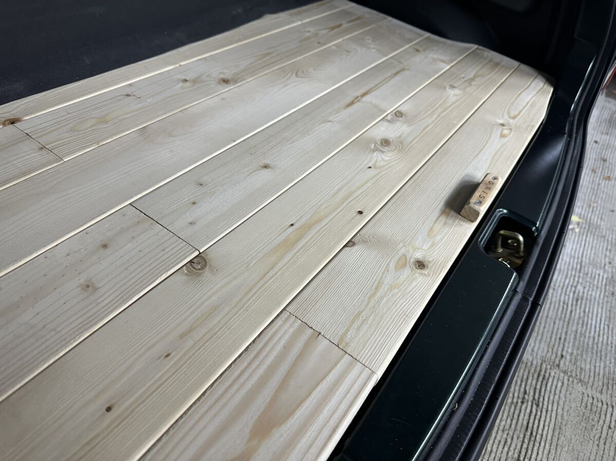 ミラジーノ L700系 トランクマット ラゲッジトレー オプション設計 天然木 手作り の画像6