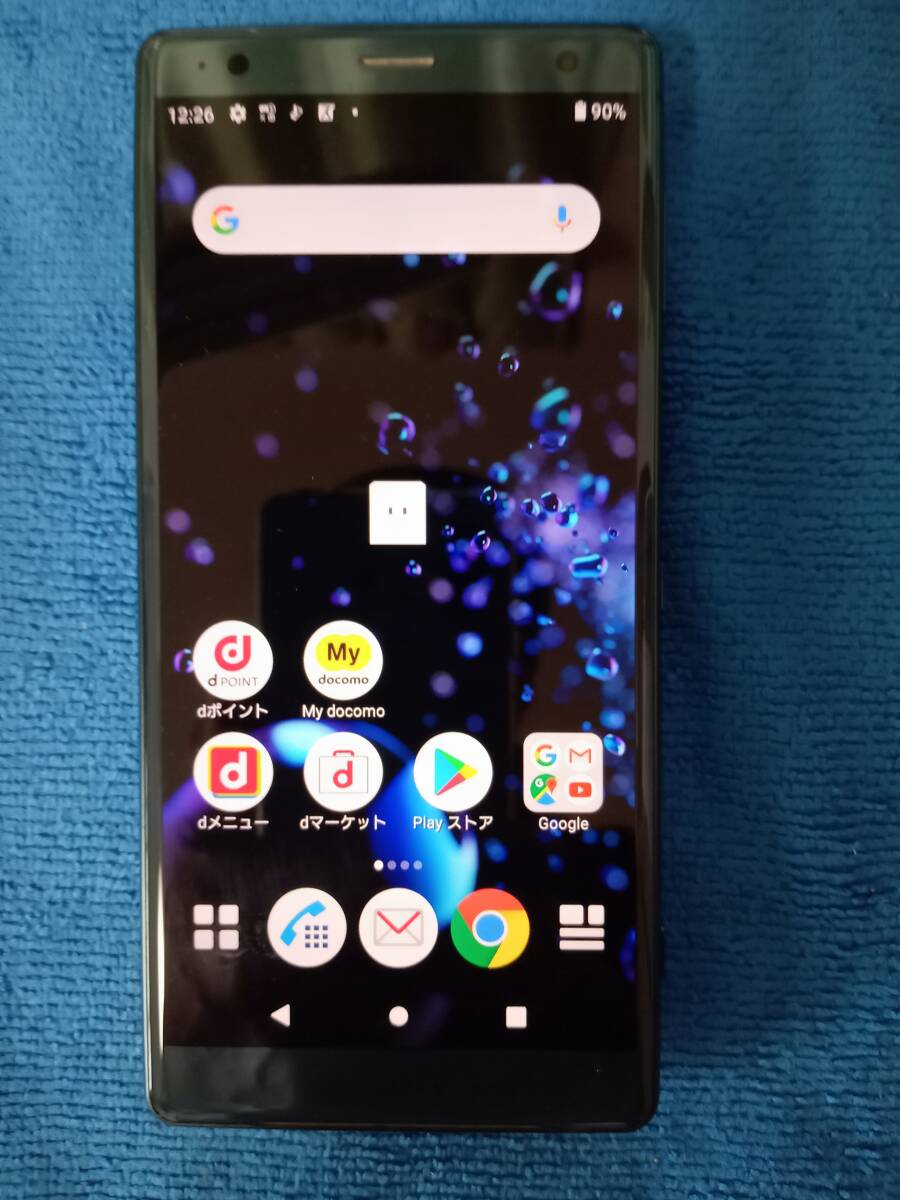 Docomo Xperia xz2 so-03k ディープグリーン-_画像1