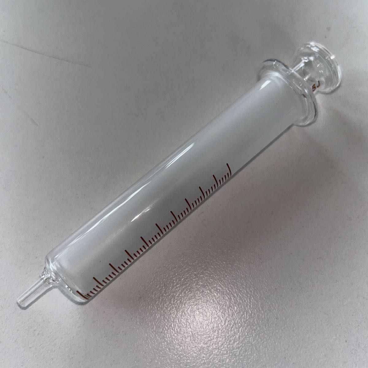 ガラス製注射器 10ml 白硬注射筒 横口ガラス先 硬質耐熱ガラス 
