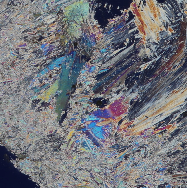  поляризованный свет микроскоп для pre pala-to скальная порода незначительный одна сторона прямой . камень 1 листов 