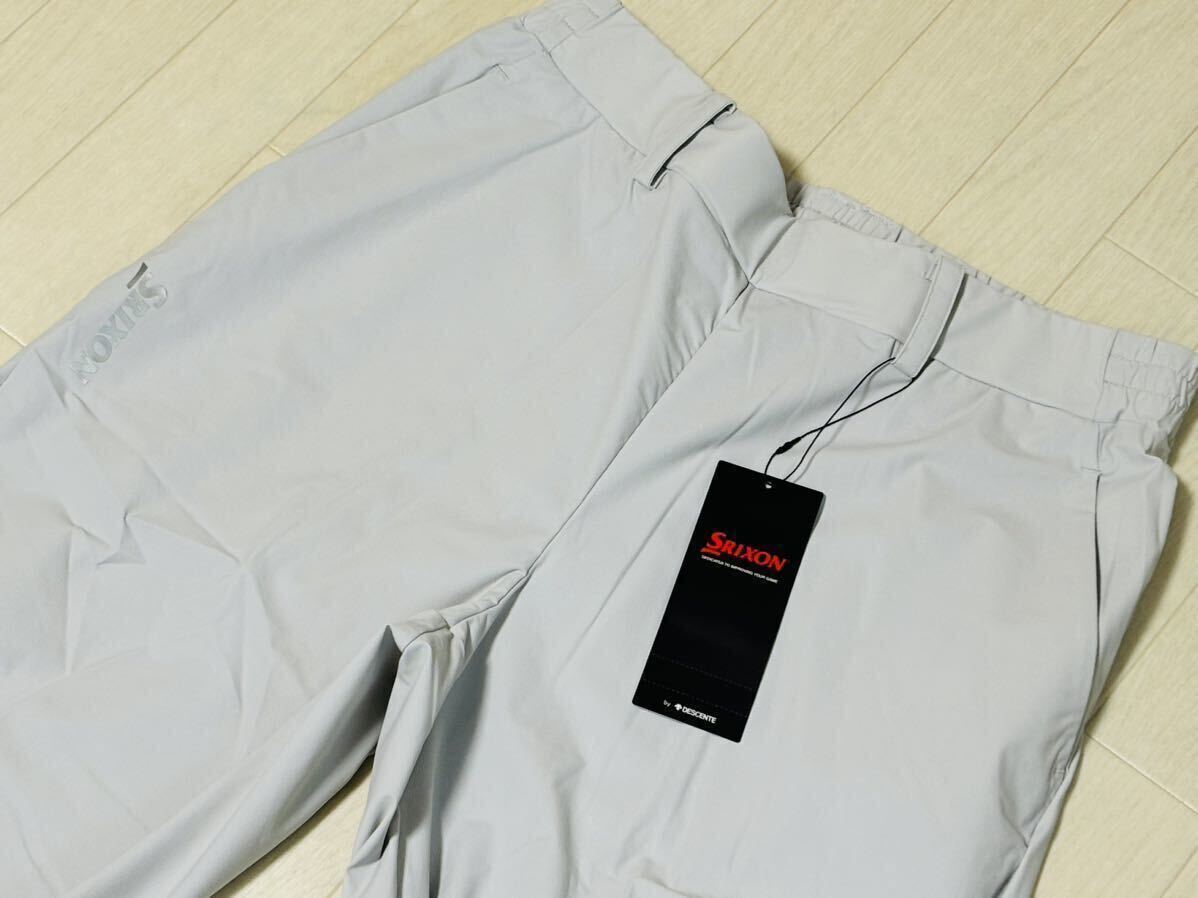  новый товар * Srixon by Descente ZERO ROUND контакт охлаждающий 9 минут длина стрейч брюки / весна лето / серый / размер LL(w82-90)/ стоимость доставки 185 иен 