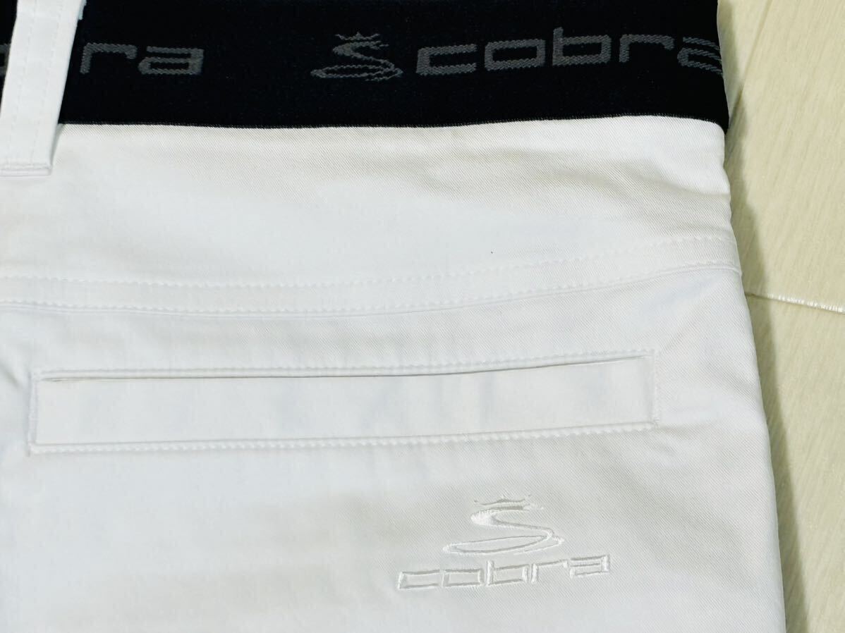  новый товар * Cobra Golf COBRA GOLF Logo вышивка талия резина specification . пот скорость . стрейч брюки * весна лето * белый * размер XL(w86)* стоимость доставки 185 иен 