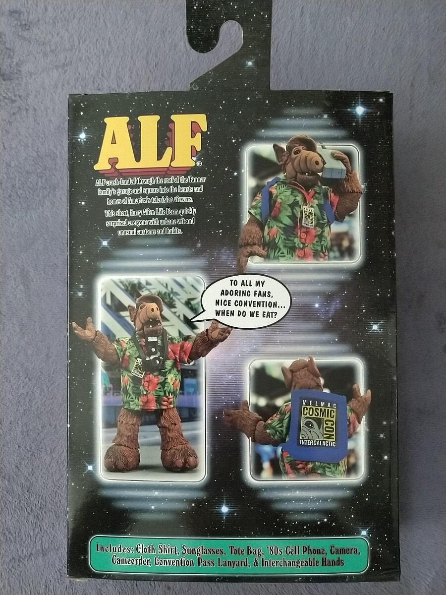 NECA 2023 Exclusive! ALF (Alian Life Form) COSMIC CON アルフ コズミック・コン版 アルティメット アクションフィギュア 限定_画像3