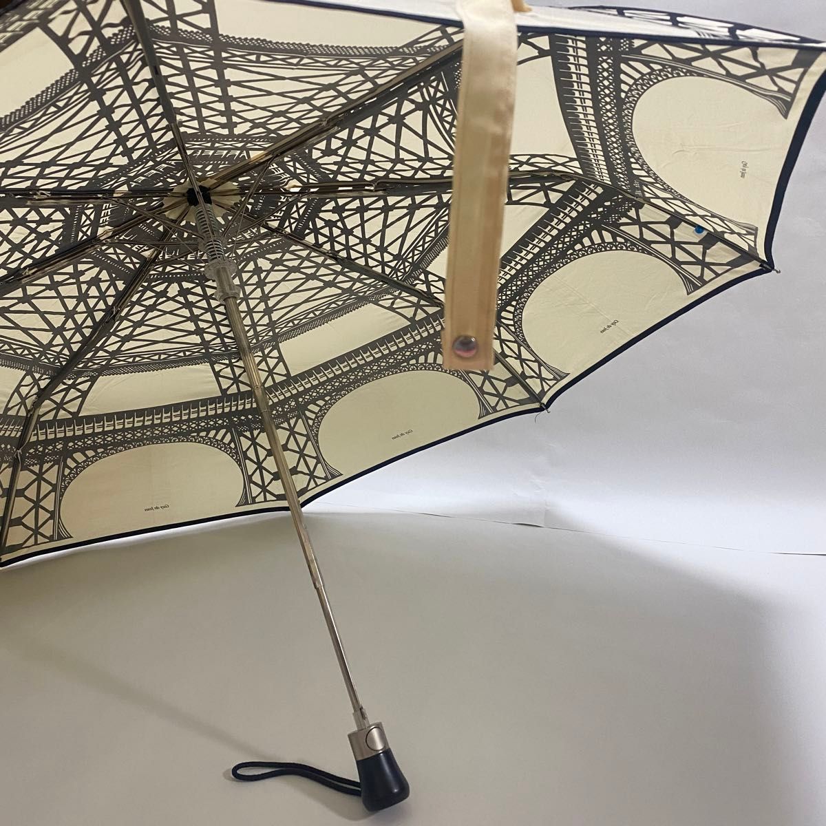 Guy de jean ギィドゥジャン エッフェル EIFFEL 折り畳み傘 アンブレラ フランス製 ワンタッチオープン