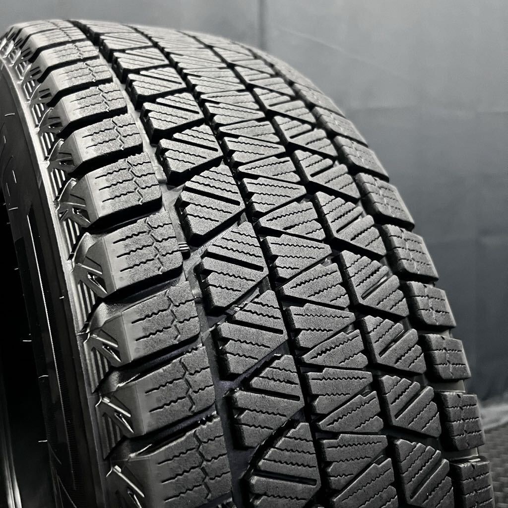 22年製深溝美品★ブリヂストン DM-V3 225/60R18&BMW用ホイール 4本 №240514-S2 G01 X3/G02 X4 5H 112 検:純正*スタッドレス*ブラック*MAK_画像4