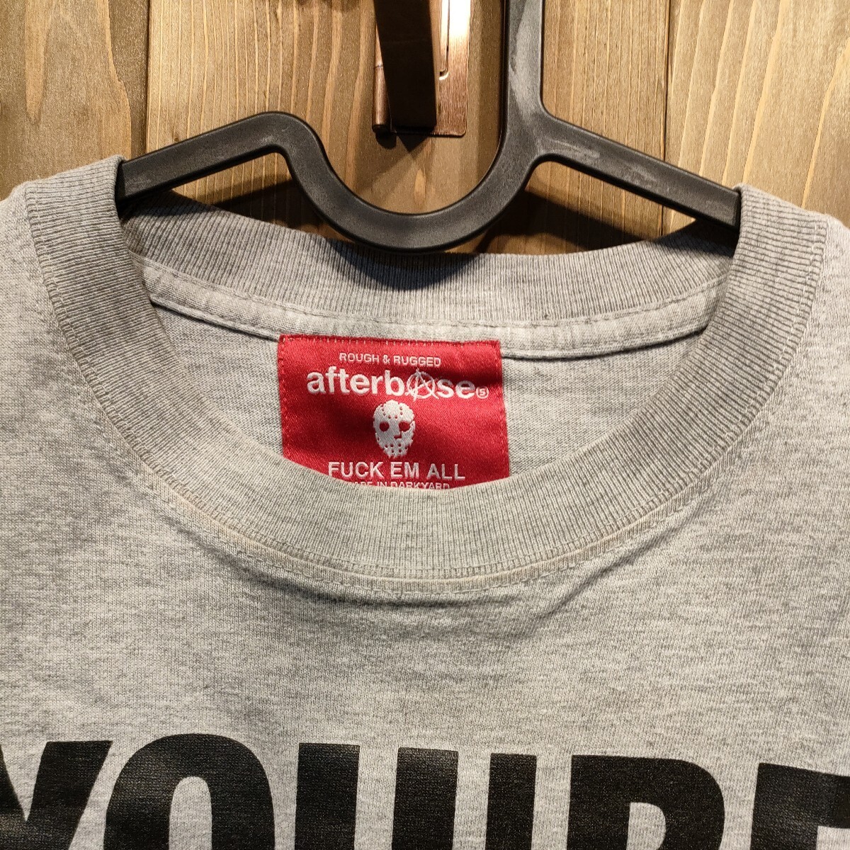 AFTER BASE Tシャツ Ｓサイズ グレー アフターベース 半袖Tシャツ インパクト大_画像5