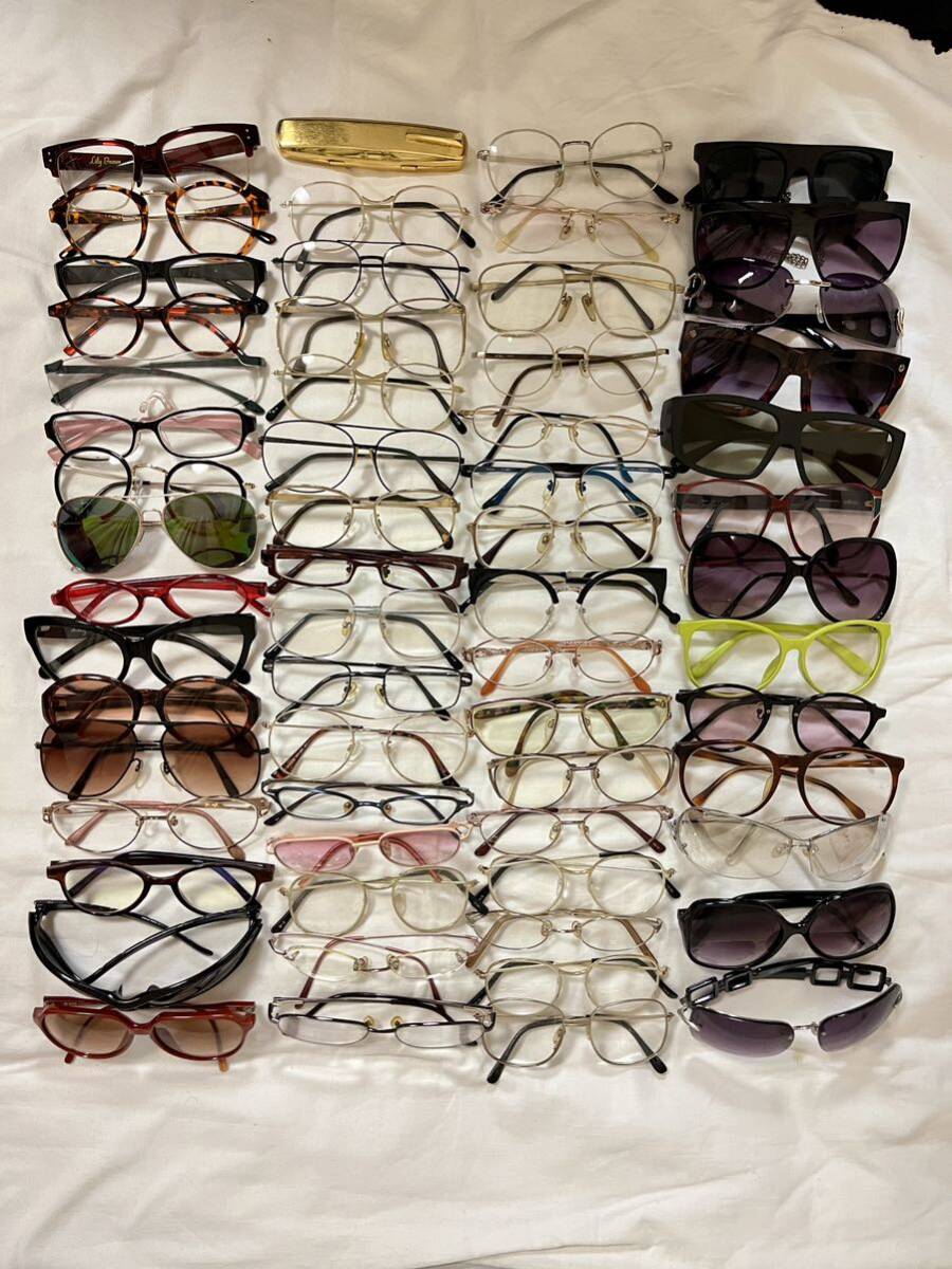  brand contains sunglasses glasses 61 point set summarize Vintage large amount [Silhouette Vienna Line Nikon Hanae Mori H&M Ungrid EMODA etc. ]