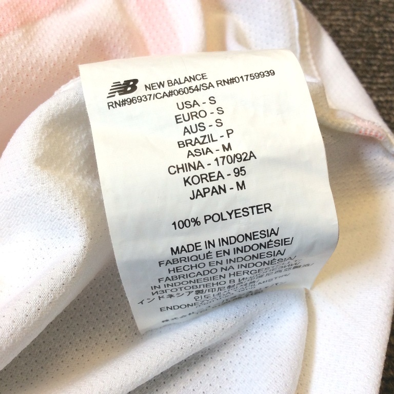 Mサイズ【new balance ニューバランス】ドライメッシュ 半袖Tシャツ ストレッチショートパンツ 上下セットで★ジム トレーニング/メンズ_画像6