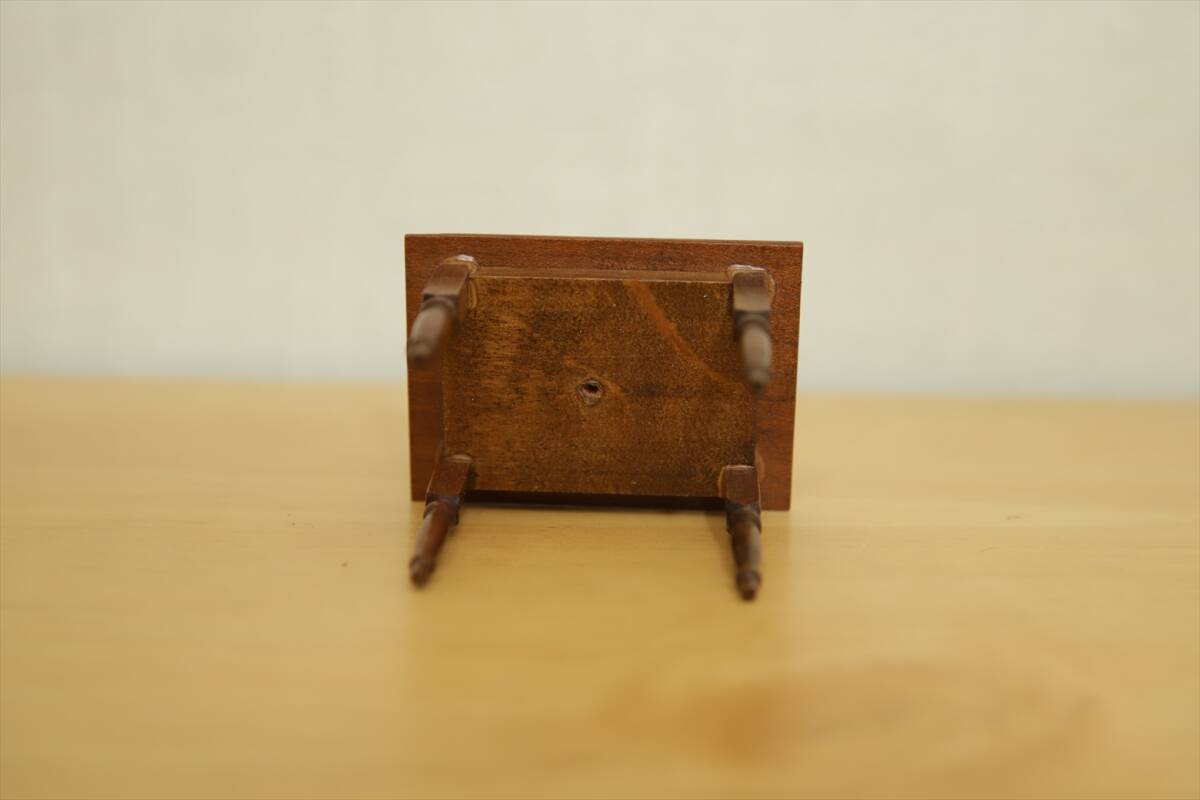  миниатюра из дерева мебель стол ( прямоугольный )
