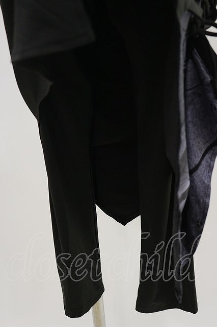 NieR Clothing / 切替レースアップパンツ 黒 H-24-05-02-027-PU-PA-KB-ZH_画像4