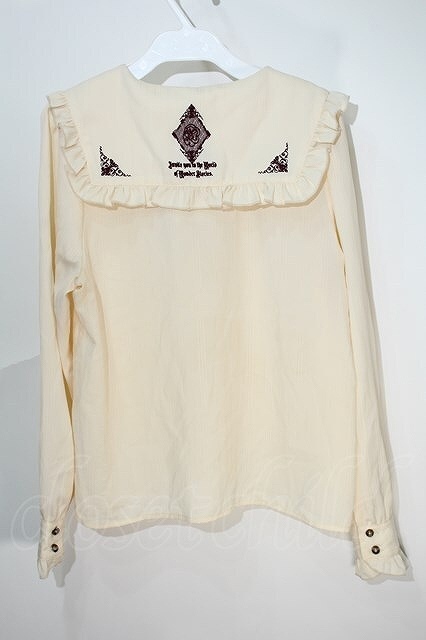 Amavel / foreign book. mille-feuille blouse unbleached cloth S-24-05-23-049-CA-BL-UT-ZS