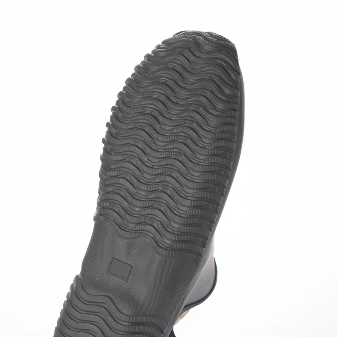 メンズレインブーツ　レインシューズ　長靴　雨靴　天然ゴム素材　新品『20089-gry-250』25.0cm　在庫一掃セール
