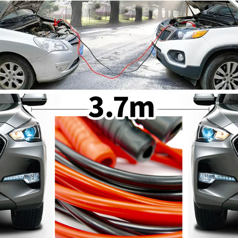  booster cable 3.7m 12v car 80a battery ... Jump start code isolation cover charge supply of electricity car supplies .. urgent jumper 