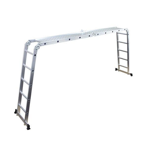  multifunction aluminium ladder 5 step type ..= stepladder = scaffold 5Way 5.7m aluminium .. ladder withstand load 100kg folding type exclusive use plate 2 sheets attaching [ special price ]