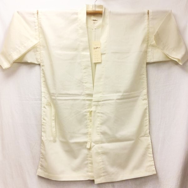  free shipping [ festival Tokyo Edo one ] genuine article intention jinbei <No.5000 cotton poly- ><5 raw .>< large >[ limited amount outlet ]L summer festival ........ ivory 