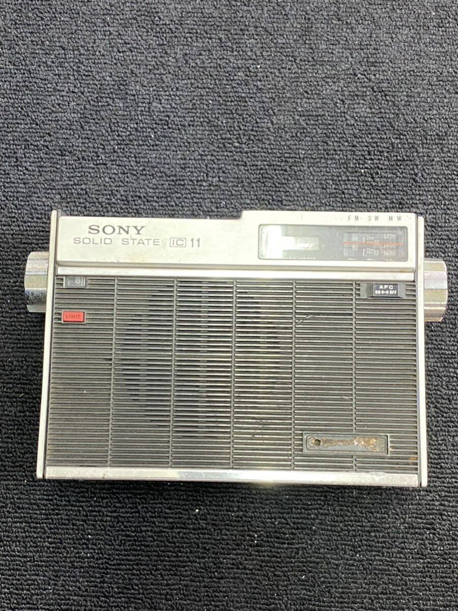 SONY ラジオ　SOLID STATE ICF-110_画像1