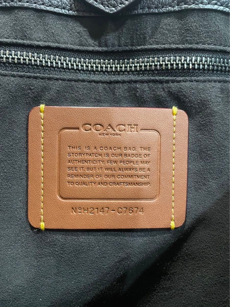 【美品】定価9.7万　コーチ メンテ済み　COACH メンズ　ビジネス　2way レザー　バッグ　ブリーフケース　ショルダーバッグ