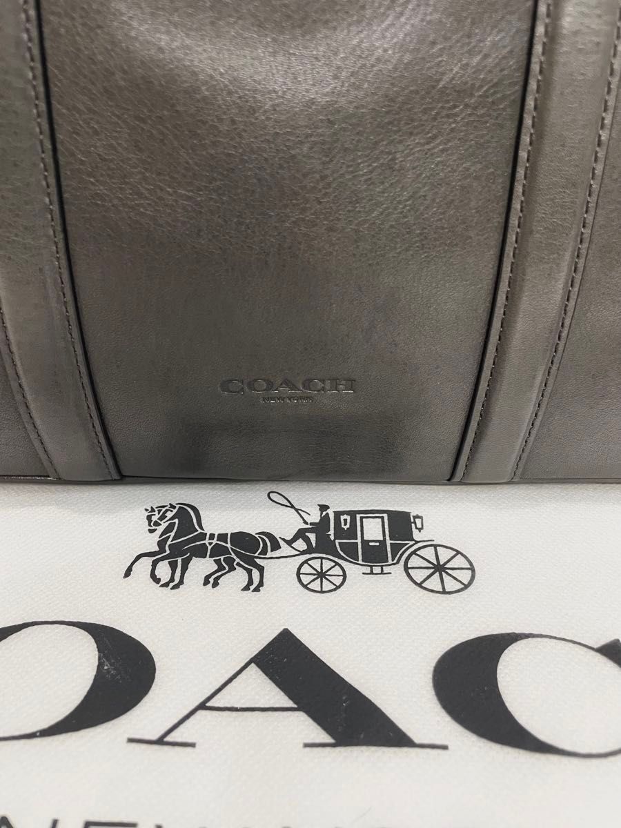 【美品】定価9.9万　コーチ メンテ済み　COACH ビジネス 2way レザー　ショルダーバッグ　ブリーフケース  バッグ　