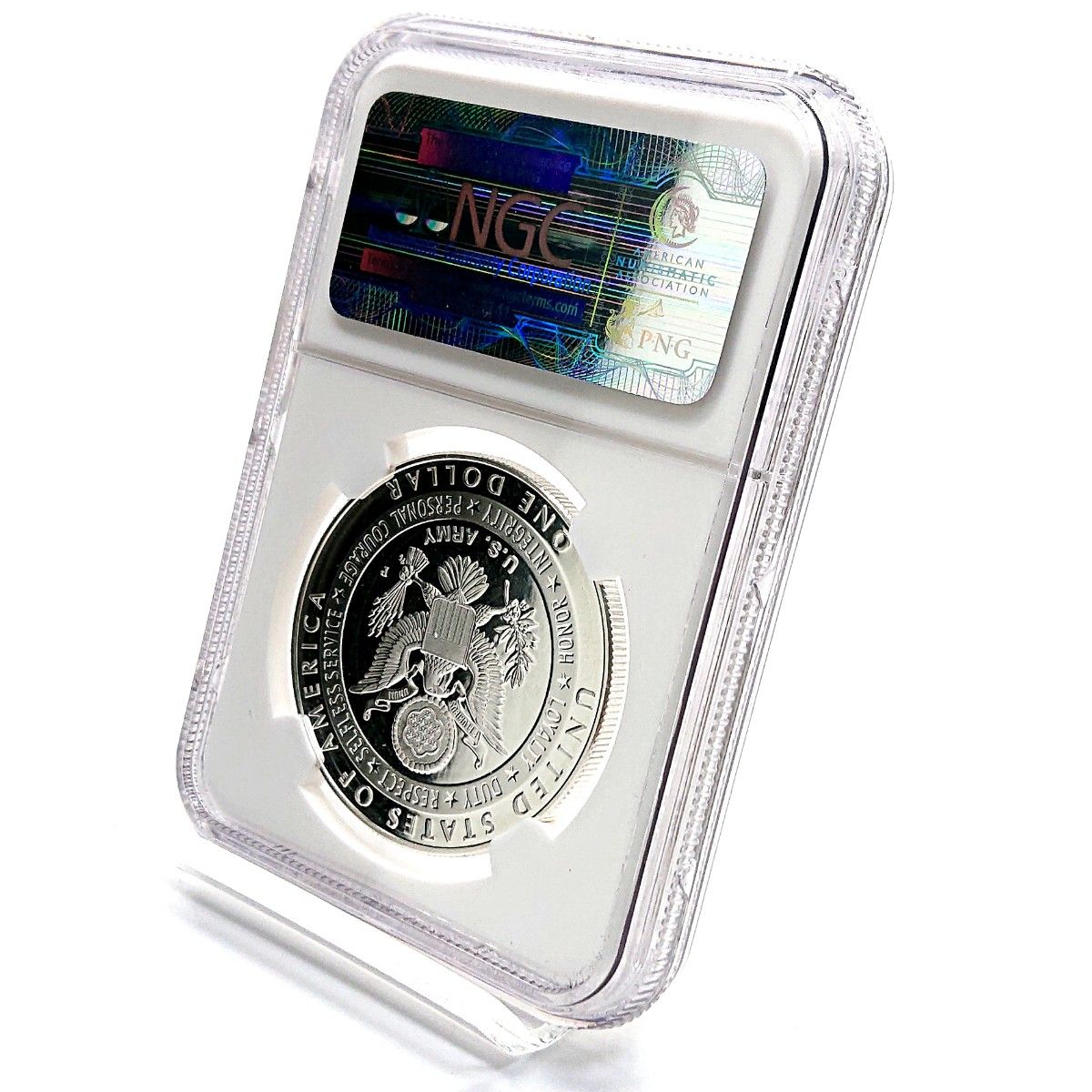 2011 米国  銀貨 米国陸軍シルバー ダラー 1$  NGC PF70 UC