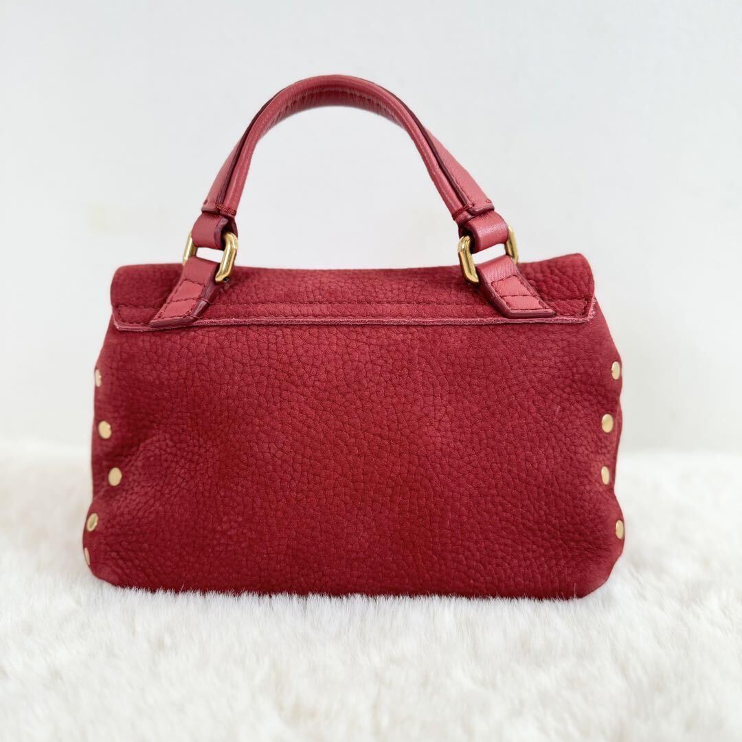  ultimate beautiful goods The nela-to pohs tea na Bay Be red 2way shoulder bag ZANELLATO POSTINA JONES BABY lady's leather n back red 