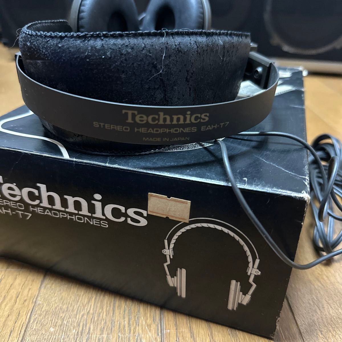 Technics EAH-T7 STEREO HEADPHONE テクニクス ヘッドホン 外箱 Technics EAH-T7 STEREO HEADPHONE テクニクス ヘッドホン 外箱