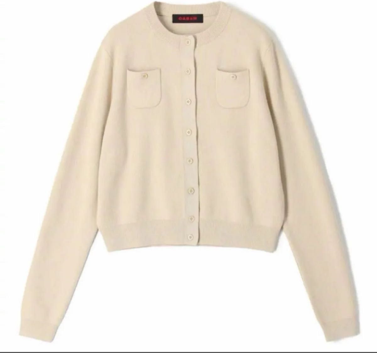 CABaN キャバン コットンカシミヤクルーネックカーディガン CABaN キャバン コットンカシミヤクルーネックカーディガン