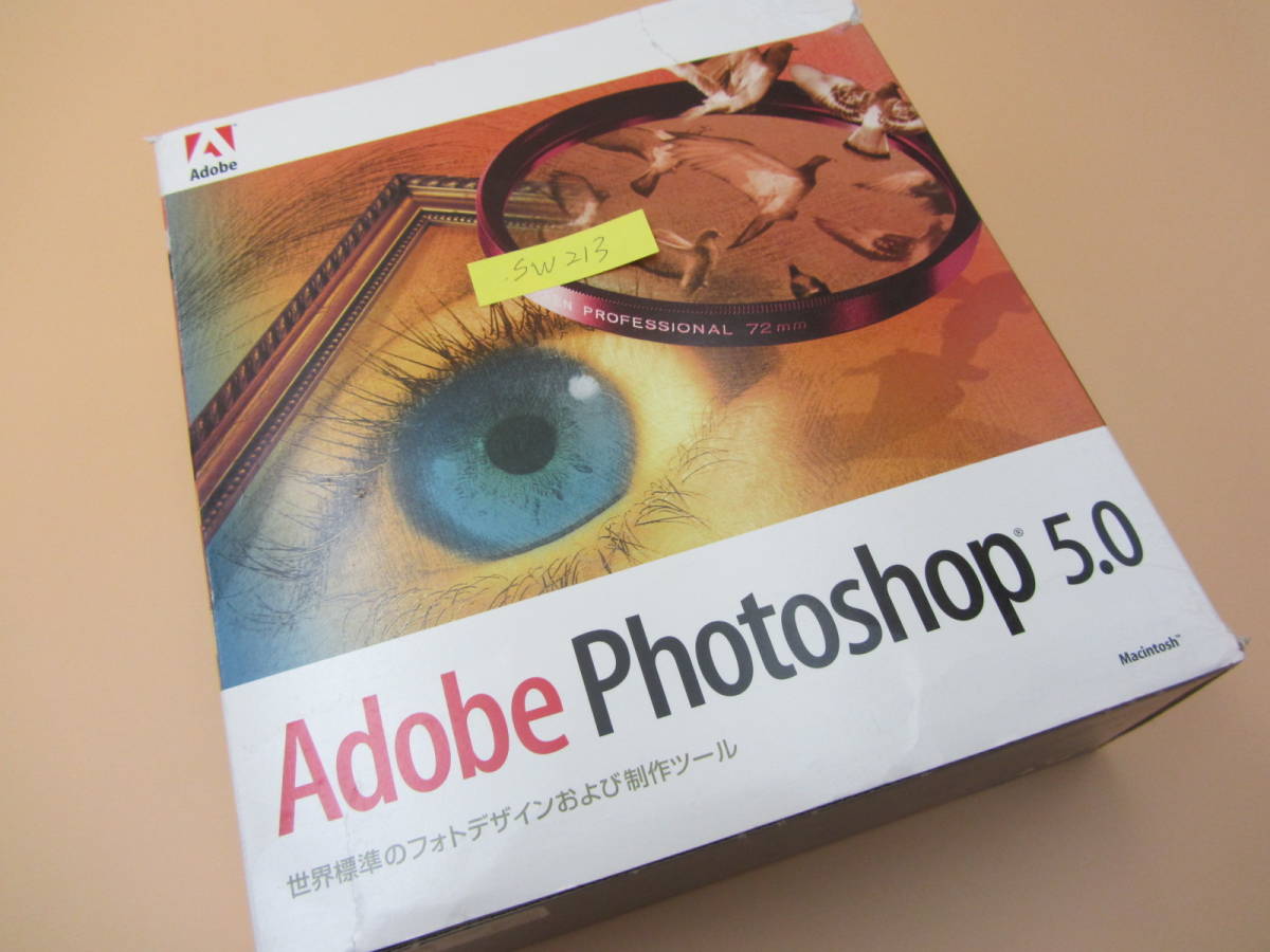 最新人気 5.0 Photoshop SW213○Adobe Macintosh 画像編集 デザイン 5