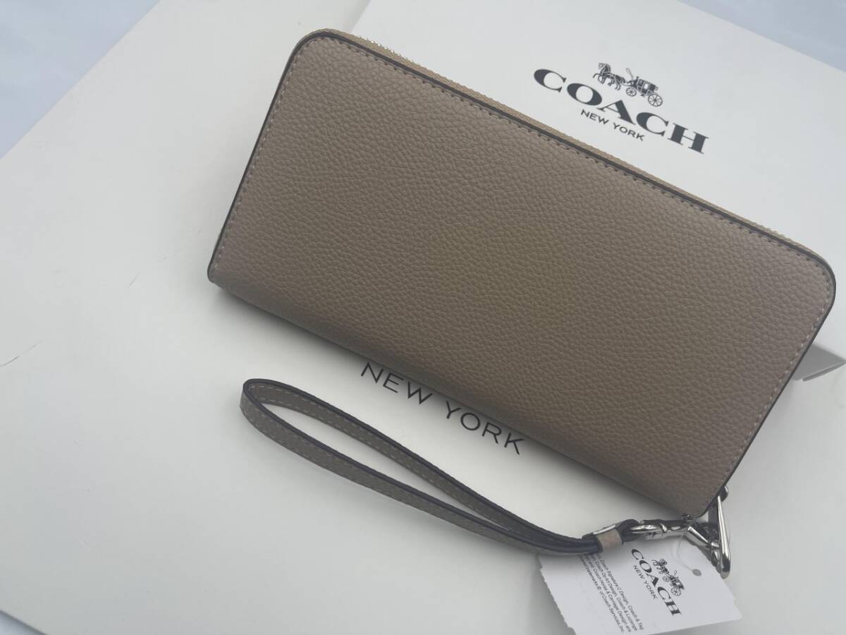 コーチ COACH 長財布 財布 シグネチャー アコーディオンラウンドジップウォレット新品 未使用 贈り物CN353 g342_画像6