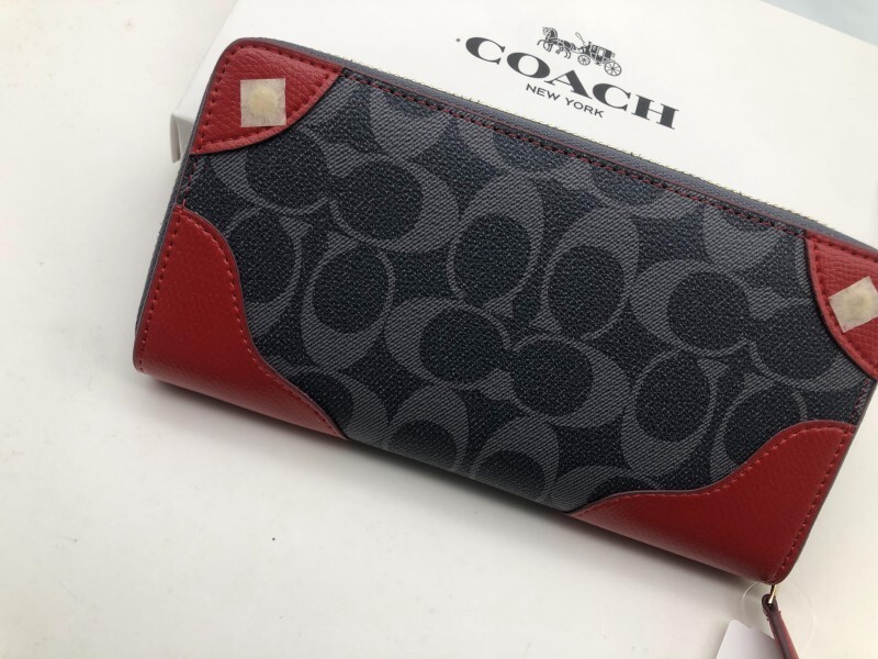 コーチ COACH 長財布 財布 シグネチャー アコーディオンラウンドジップウォレット財布 新品 未使用 贈り物 F53780 y188_画像6