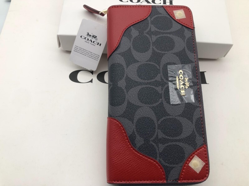 コーチ COACH 長財布 財布 シグネチャー アコーディオンラウンドジップウォレット財布 新品 未使用 贈り物 F53780 d188