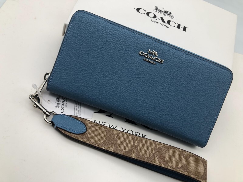 コーチ COACH 長財布 財布 シグネチャー アコーディオンラウンドジップウォレット新品 未使用 贈り物 CK427 x205