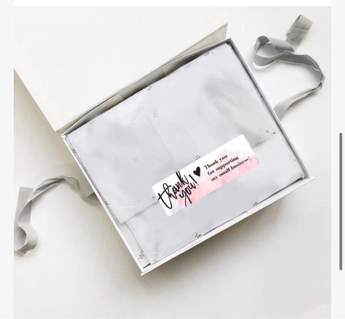 サンキューシール　メッセージ　シール　包装　ギフト　プレゼント　梱包資材　ピンク