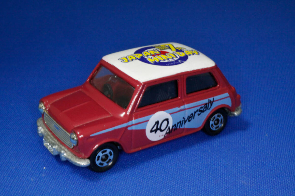 JAPAN MINI DAY 7th 1999 40周年 トミカ ミニカー ミニクーパー 箱なし MINI COOPER TYPE tomica 1/50 ジャパンミニデイ_画像1