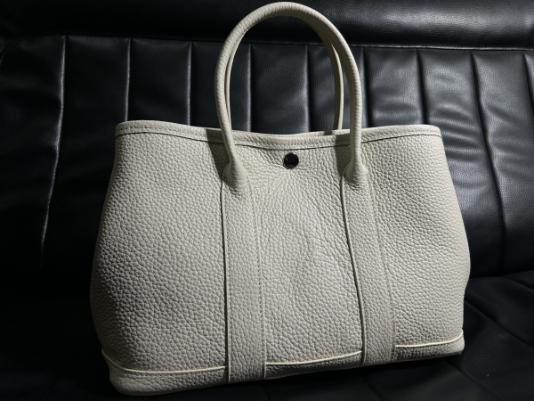 [ original leather f Kafka shrink tote bag ] limitation 1 pcs * atelier sample buy unused goods * great popularity size white 