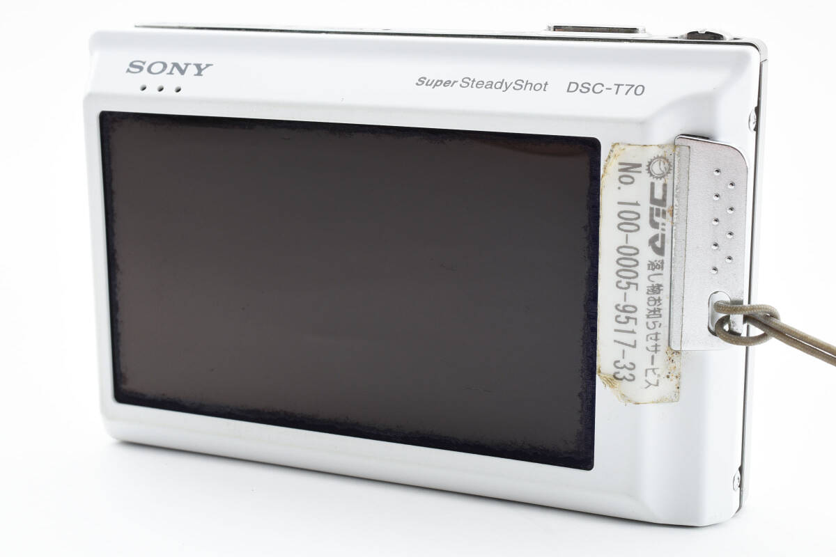 ★元箱付き★ SONY Cyber-shot DSC-T70 ホワイト　コンパクトデジタルカメラ ソニー サイバーショット #0221_画像4