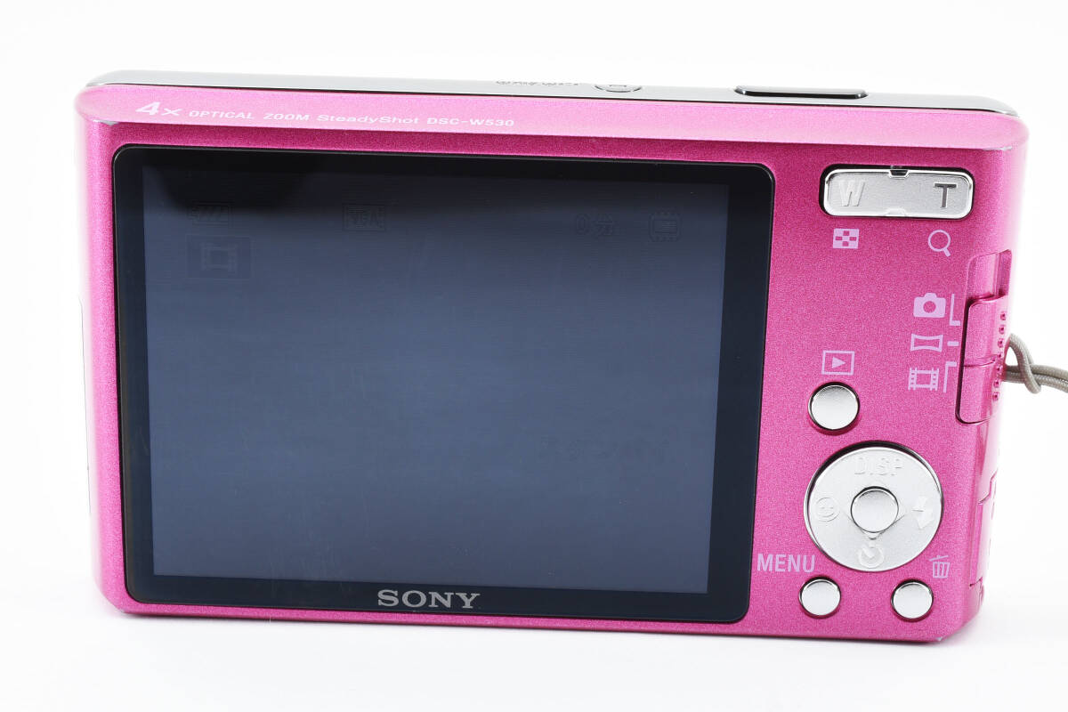 ★外観良好★ SONY Cyber-shot DSC-W530 ピンク　コンパクトデジタルカメラ ソニー サイバーショット #0469_画像5