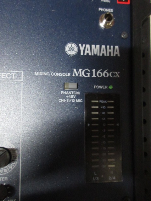 [YAMAHA /MG166CX] Yamaha / миксер /ROAD READY жесткий чехол / звук оборудование / электризация проверка settled 