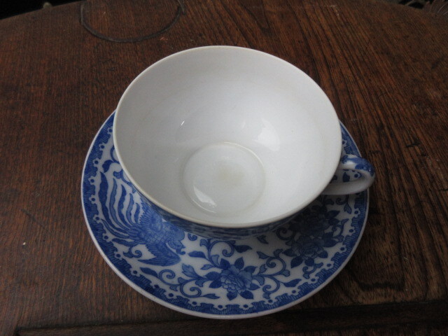 [Noritake/HOWO] Noritake / phoenix / cup & saucer /1 customer / Meiji /... goods / rare 