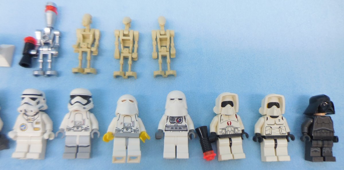 ホビー レゴ LEGO フィグ ミニフィグ 100個 まとめて ジャンク /スターウォーズ、ジャバ・ザ・ハット など ※バラのパーツおまけですの画像3