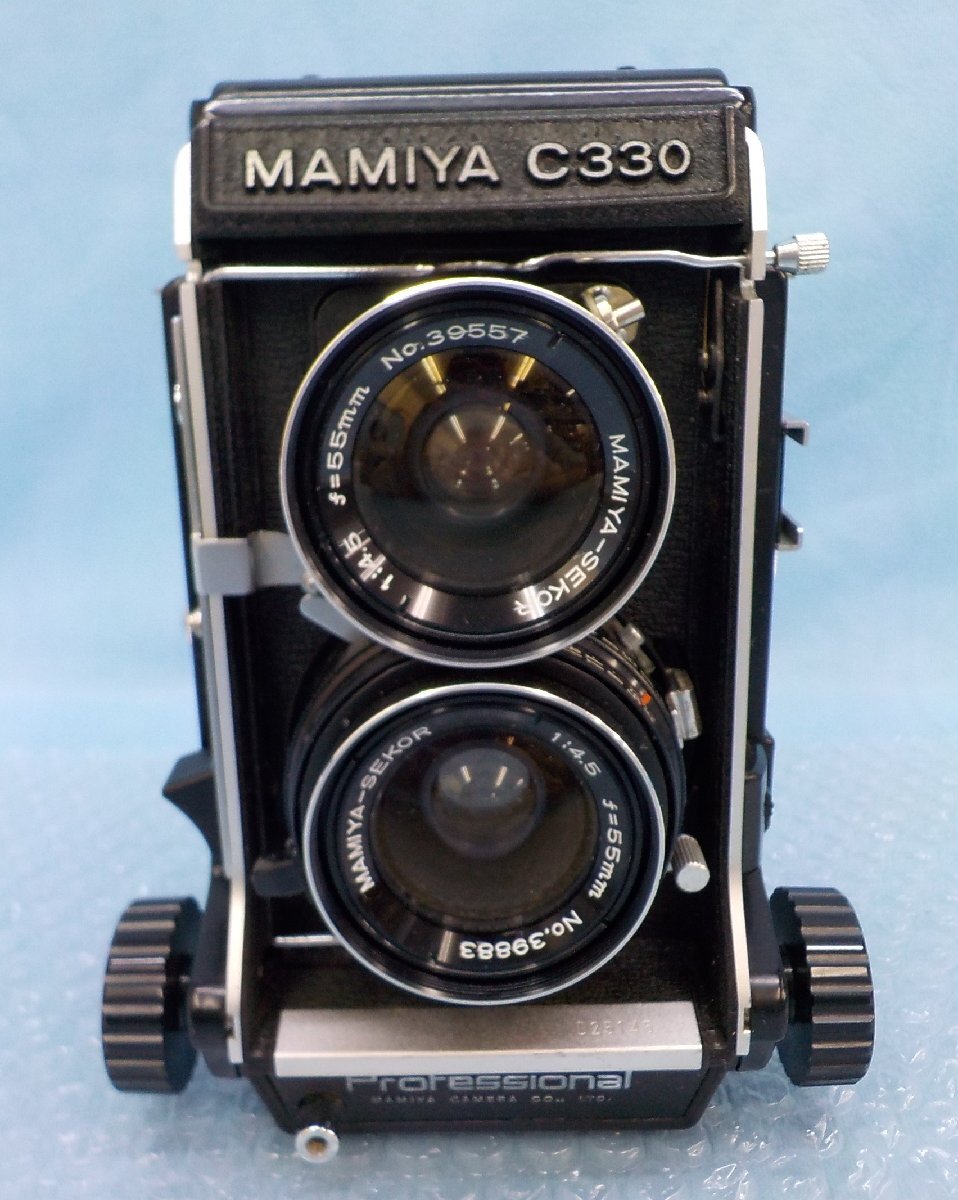 カメラ MAMIYA マミヤ C330 Professional 二眼レフフィルムカメラ MAMIYA-SEKOR 1+4.5 f=55mm 動作未確認 ジャンク_画像3