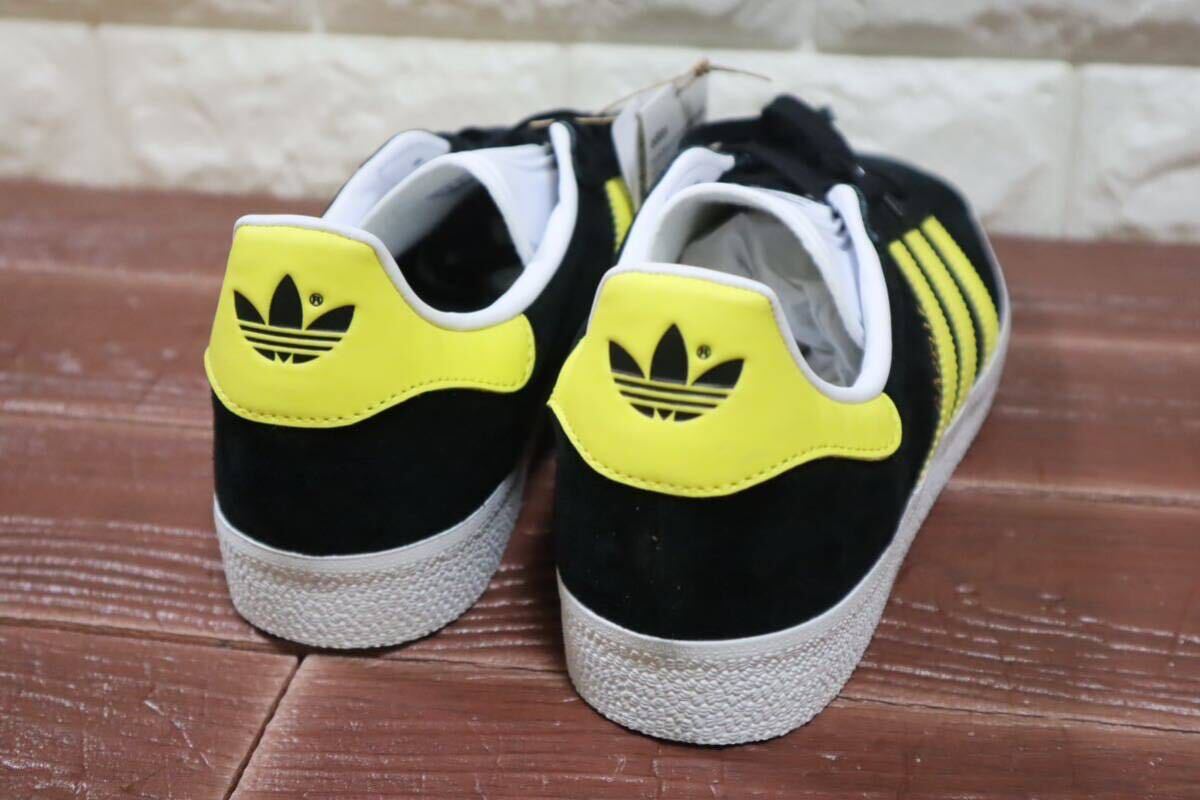 新品 26.5㎝ adidas originals アディダス　オリジナルス　GAZELLE ガゼル　ガッツレー　ブラックイエローCBLACK/IMPYEL/FTWWHT_画像7