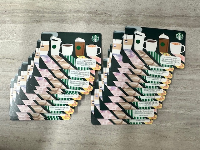  Starbucks карта 500 иен минут ×20 листов (10,000 иен минут ) быстрое решение! иметь временные ограничения действия нет!