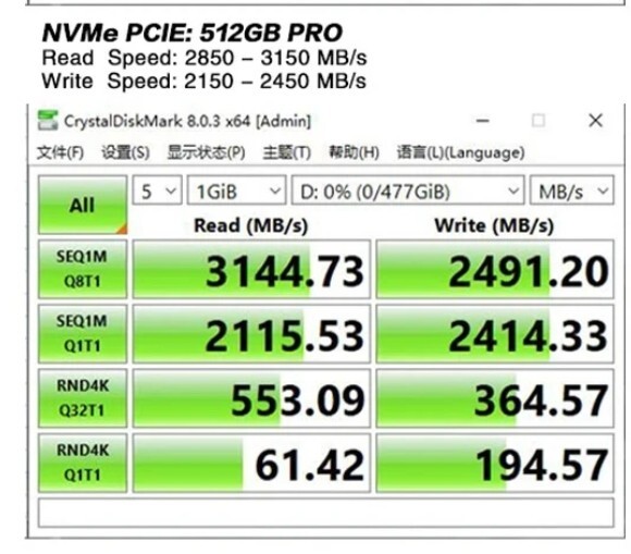 【新品】XrayDisk Pro 512GB m.2 nvme SSD 2.5インチ_画像2