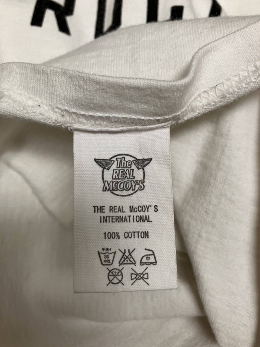 THE REAL McCOY'S リアルマッコイズ Tシャツ 36 白 ホワイト ビンテージ ヴィンテージ ミリタリー xpv_画像7