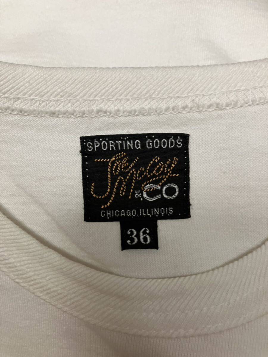 THE REAL McCOY'S リアルマッコイズ Tシャツ 36 白 ホワイト ビンテージ ヴィンテージ ミリタリー xpv_画像5