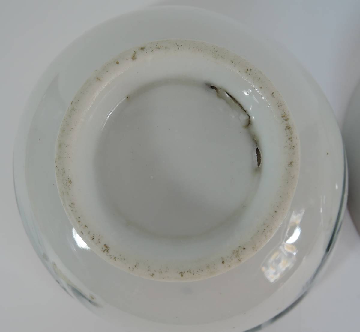 15H Showa Retro # porcelain bowl /.... hand .. pine 2 piece # used 
