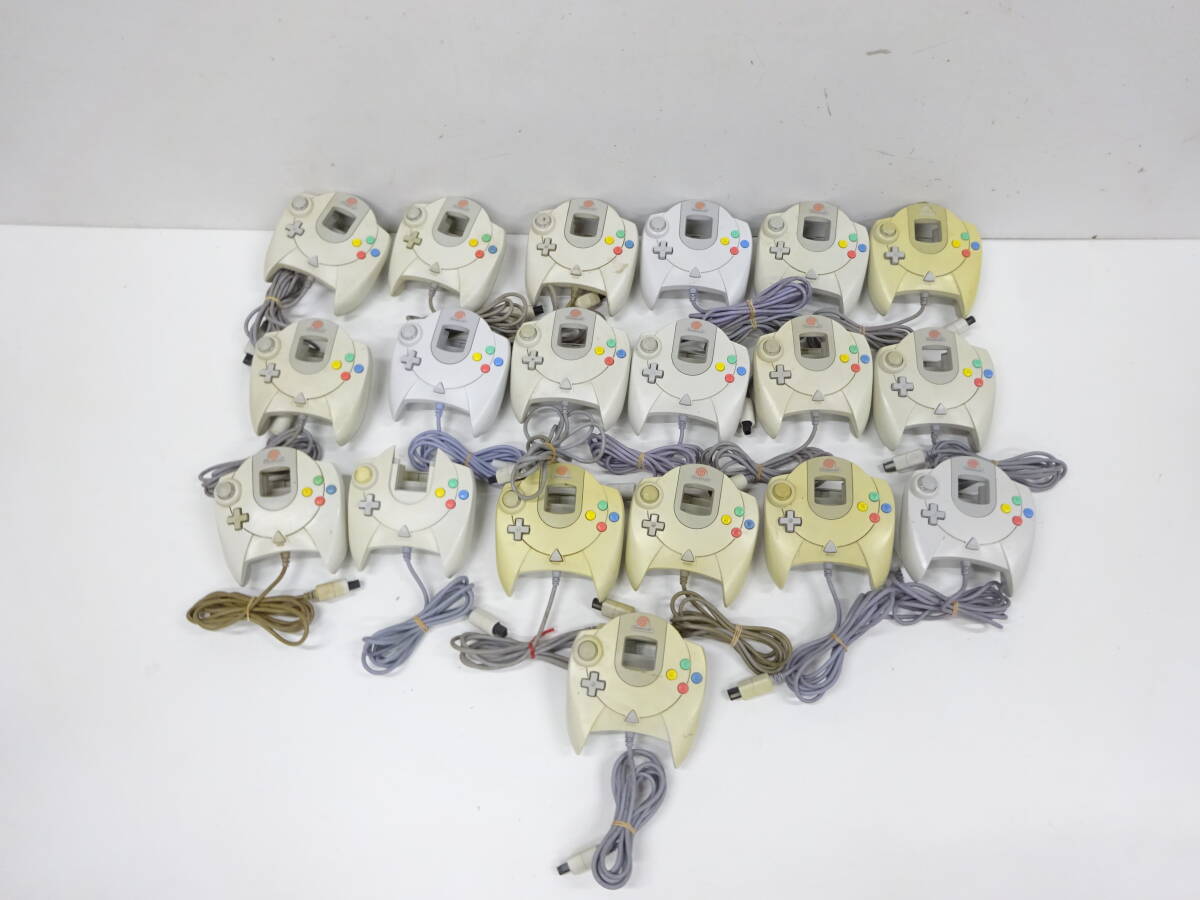 DC Dreamcast controller HKT-7700 together 19 piece large amount set operation not yet verification M4141