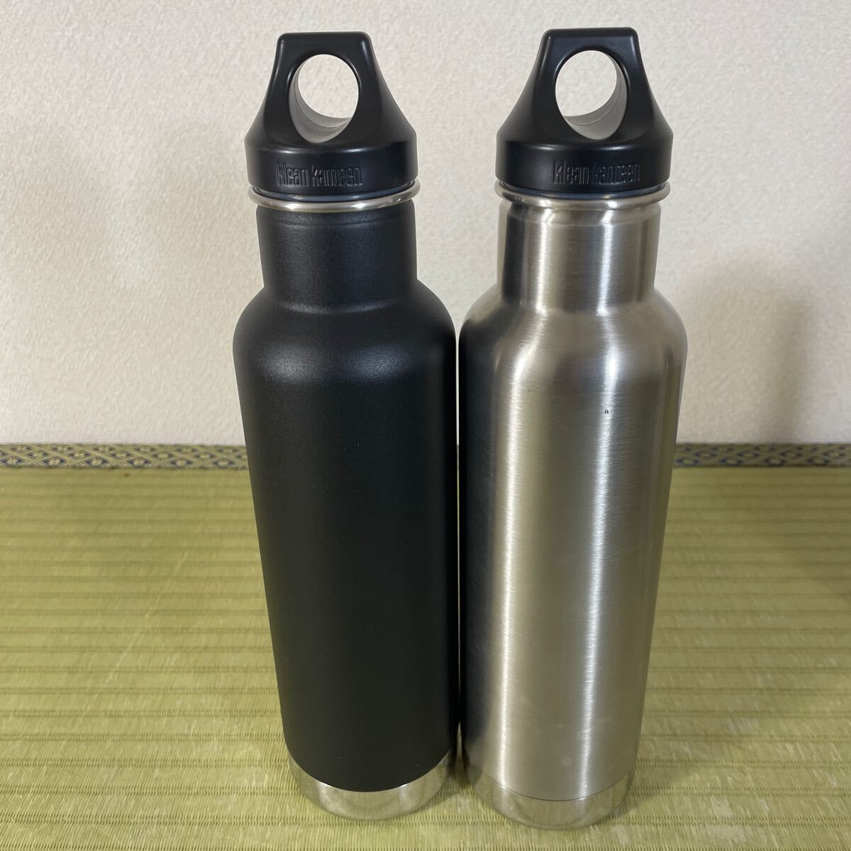 ▲送料無料 ▲klean kanteen ステンレスボトル VACUUM INSULATED 20OZ592ML×2本 16OZ473ML×1本 計3本セット サーモス山専ボトルポーチ付の画像3